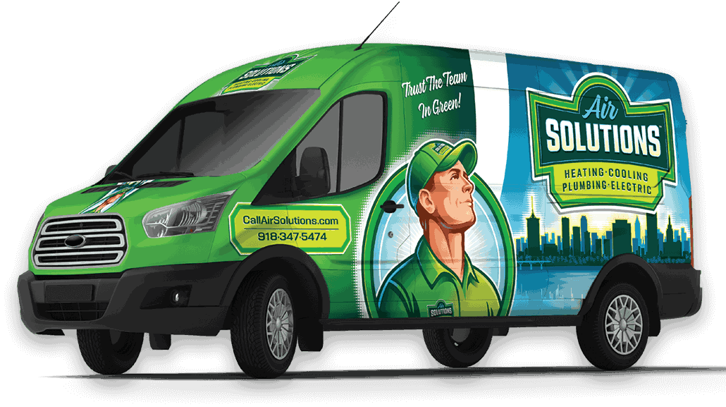 Air Solutions AC & Furnace Repair, Plumbing & Electrical Service Van