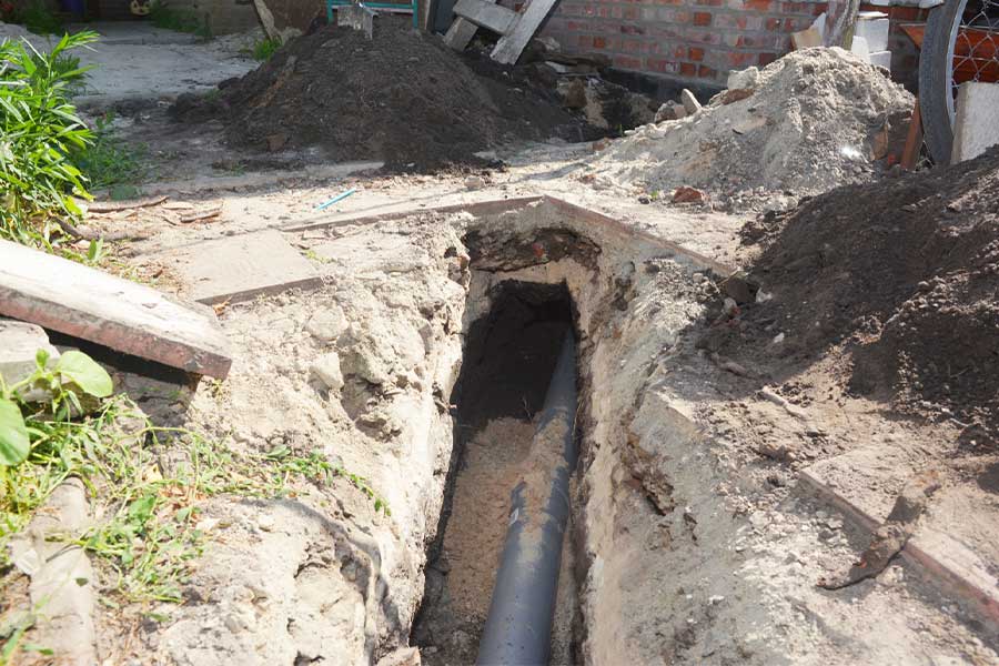 Ongoing drain pipe repair